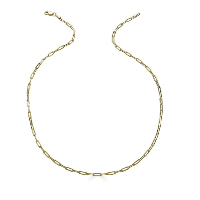 Paperclip Chain Necklace - Veneka-Sustainable-Ethical-Necklace-Nunchi Drop Ship