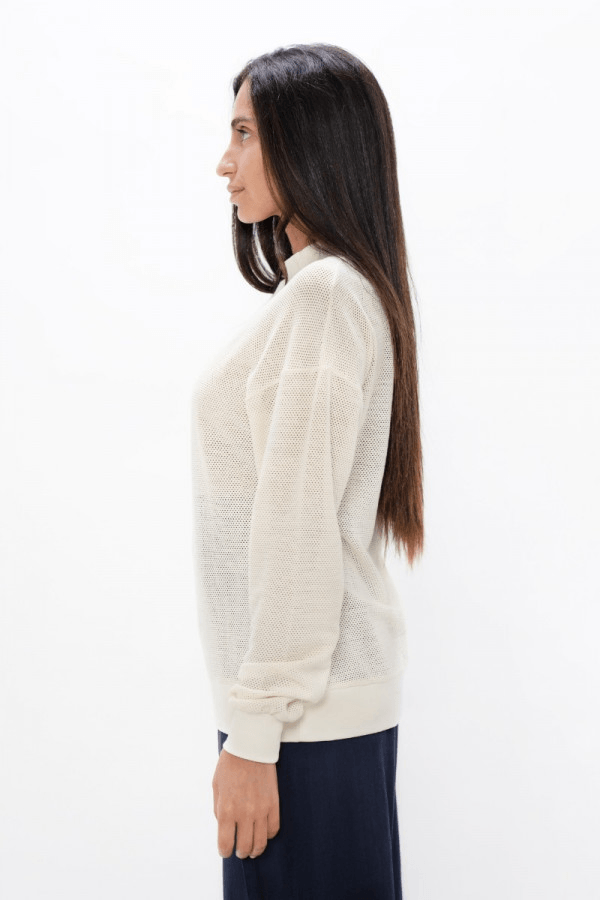 Philly PHL Cosy Sweater in Powder - Veneka-Sustainable-Ethical-Tops-1 People Drop Ship