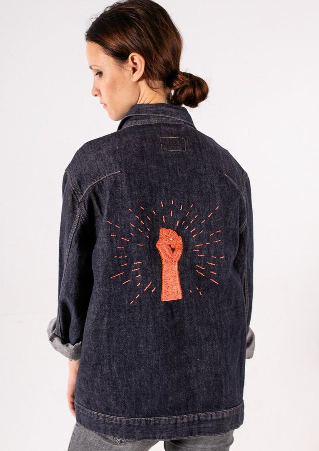 Pink Power Jacket "Prism Collection" - Veneka-Sustainable-Ethical-Jackets-Montie and Joie Drop Ship