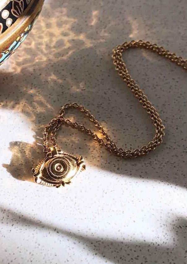 Protection Necklace in Gold - Veneka-Sustainable-Ethical-Jewelry-Astor & Orion Drop Ship