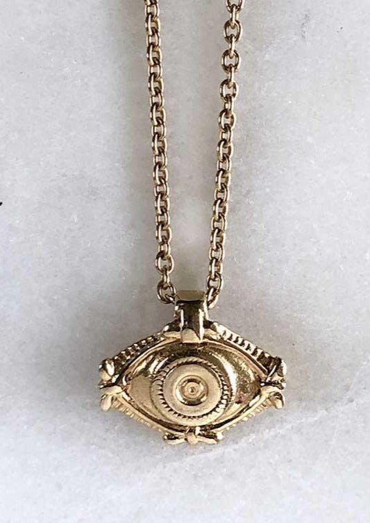 Protection Necklace in Gold - Veneka-Sustainable-Ethical-Jewelry-Astor & Orion Drop Ship