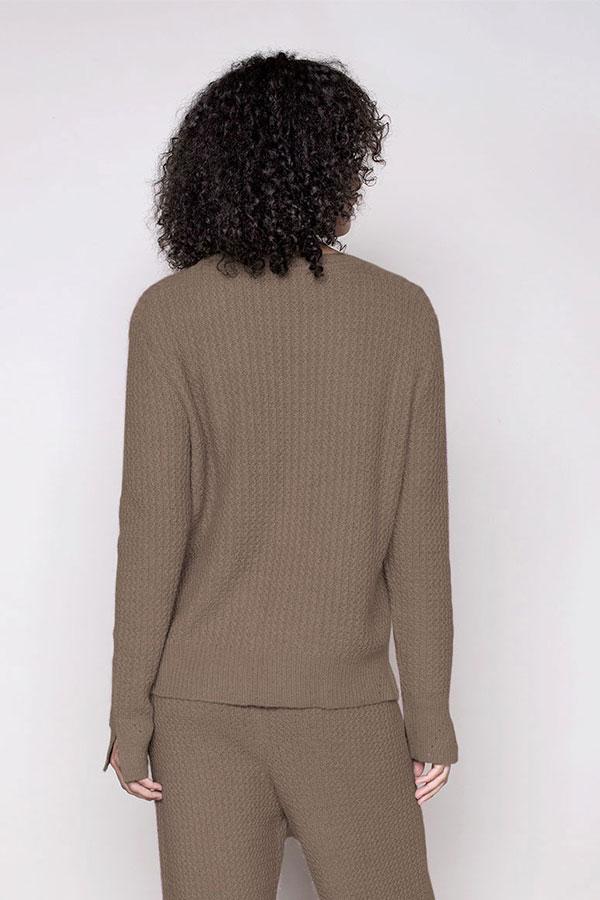 Raqueado Pants in Brown - Veneka-Sustainable-Ethical-Bottoms-Indigenous Drop Ship