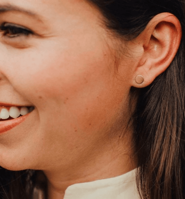 Reflection Stud Earrings - Veneka-Sustainable-Ethical-Jewelry-Elisha C 30 Drop Ship