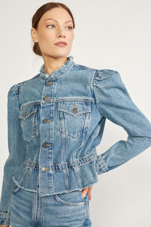 Remi Reconstructed Jacket in Lost River - Veneka-Sustainable-Ethical-Jackets-Etica Denim Drop Ship