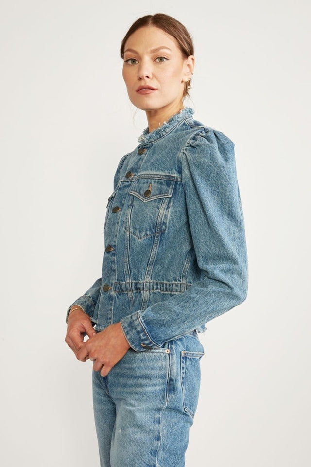 Remi Reconstructed Jacket in Lost River - Veneka-Sustainable-Ethical-Jackets-Etica Denim Drop Ship