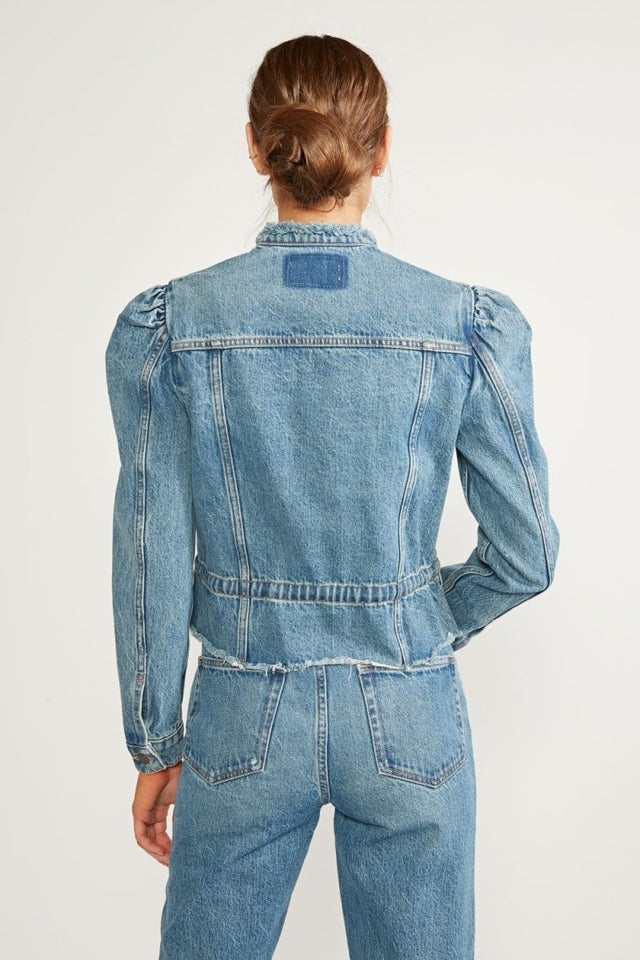 Remi Reconstructed Jacket in Lost River - Veneka-Sustainable-Ethical-Jackets-Etica Denim Drop Ship