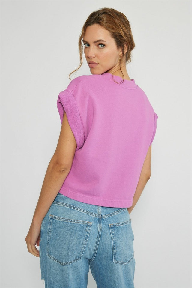 Rhett Sweat in Spring Shower - Veneka-Sustainable-Ethical-Tops-Etica Denim Drop Ship