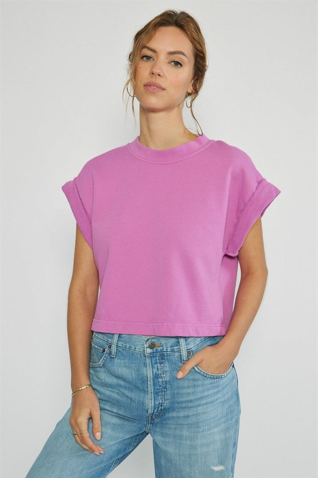Rhett Sweat in Spring Shower - Veneka-Sustainable-Ethical-Tops-Etica Denim Drop Ship