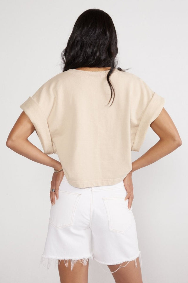 Rhett Sweat - Sand - Veneka-Sustainable-Ethical-Tops-Etica Denim Drop Ship