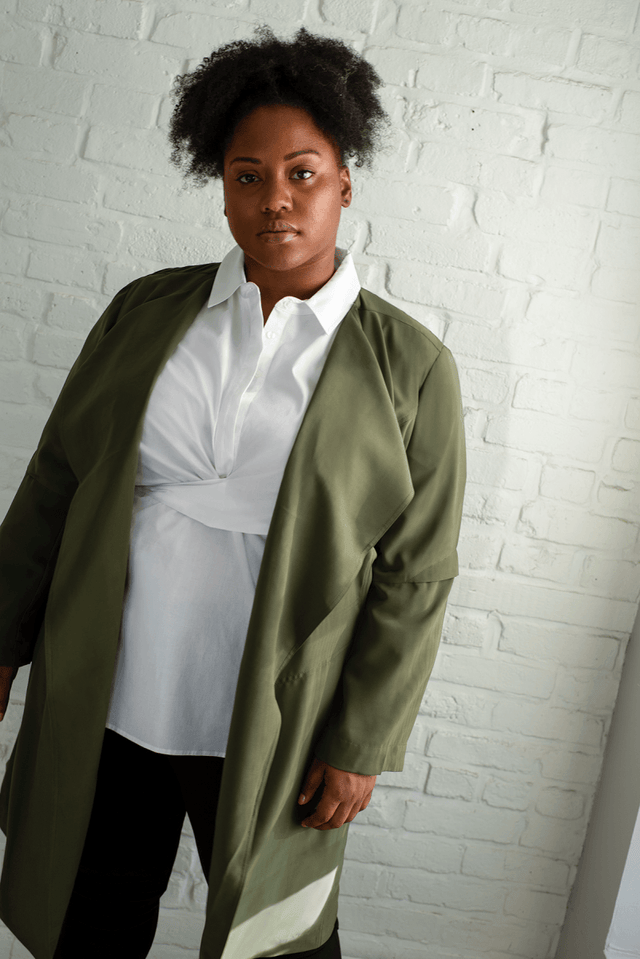 Riverside Jacket 2.0 in Army - Veneka-Sustainable-Ethical-Jackets-Hours Drop Ship