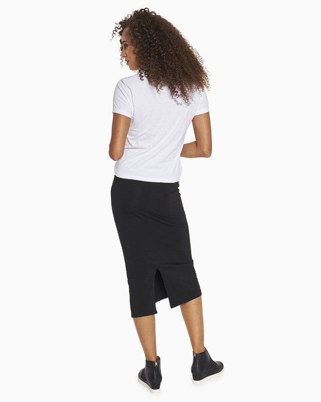 Rosalie Earth Goddess Tee in White - Veneka-Sustainable-Ethical-Tops-YesAnd Drop Ship