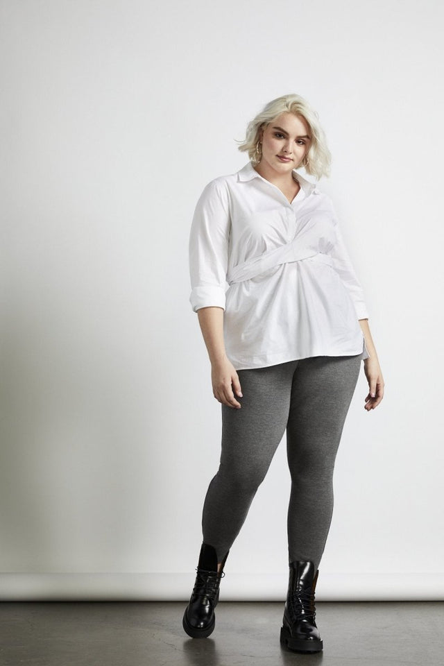 Rover Step Pant in Charcoal - Veneka-Sustainable-Ethical-Bottoms-Hours Drop Ship