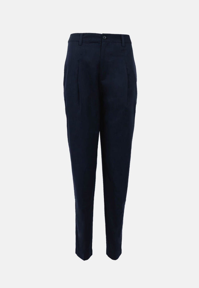 Salo QVD Tapered Trousers in Blackbird - Veneka-Sustainable-Ethical-Bottoms-1 People Drop Ship