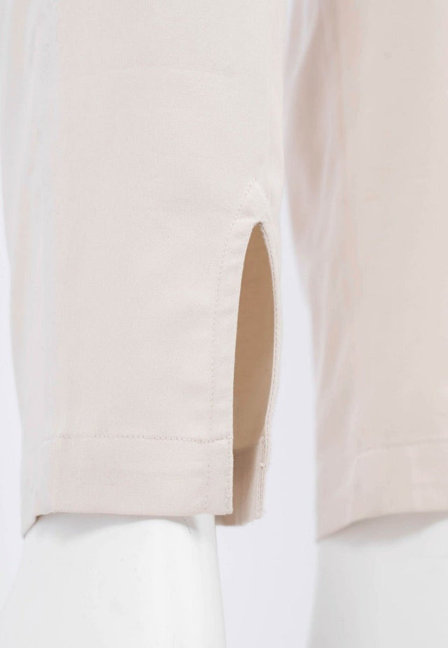 Salo QVD Tapered Trousers in Egret - Veneka-Sustainable-Ethical-Bottoms-1 People Drop Ship