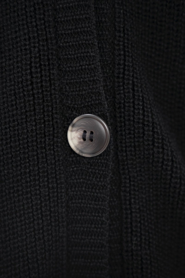 Salzburg SZG Cocoon Cardigan in Licorice - Veneka-Sustainable-Ethical-Jackets-1 People Drop Ship
