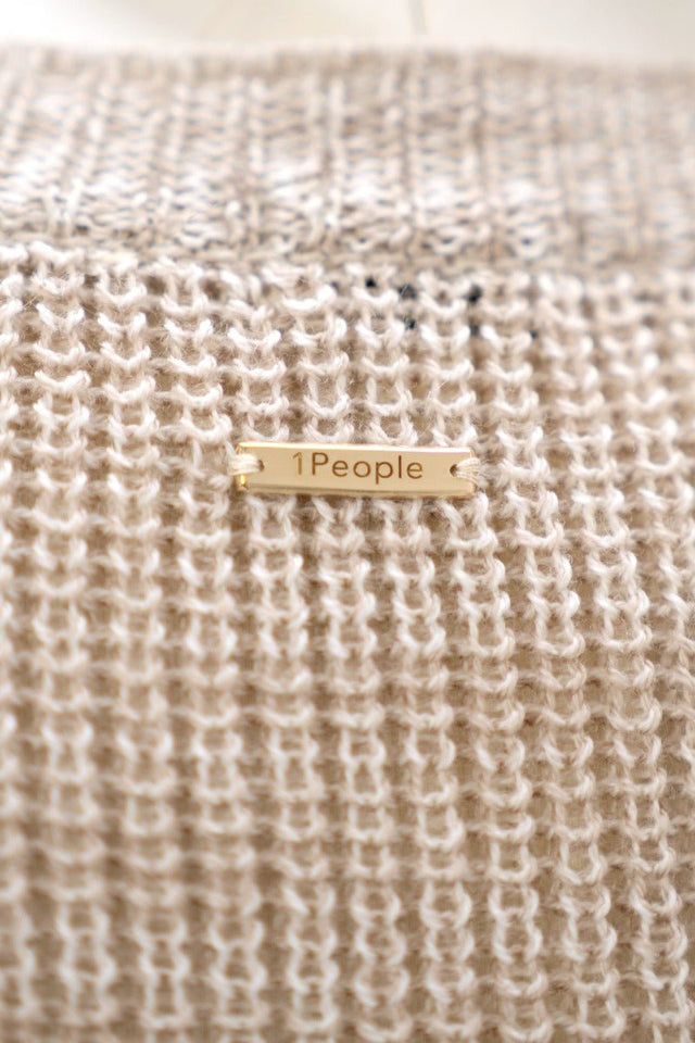 Salzburg SZG Cocoon Cardigan in Sand Marl - Veneka-Sustainable-Ethical-Jackets-1 People Drop Ship