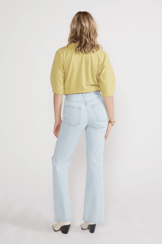 Sasha Modern Flare in Sea Breeze - Veneka-Sustainable-Ethical-Bottoms-Etica Denim Drop Ship
