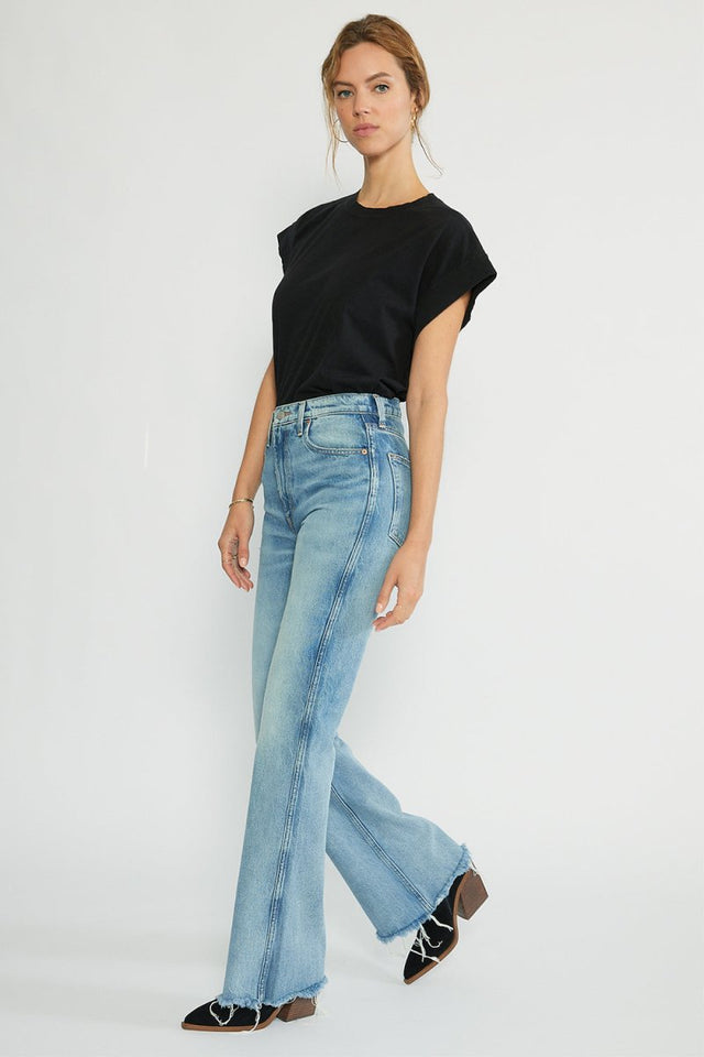Sasha Modern Flare - Vista Point - Veneka-Sustainable-Ethical-Bottoms-Etica Denim Drop Ship