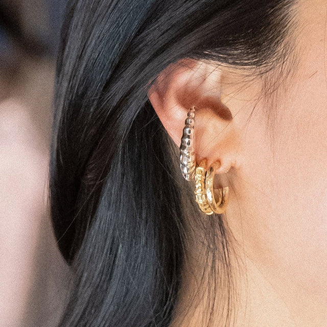 Scallop Ear Cuff - Veneka-Sustainable-Ethical-Earrings-Nunchi Drop Ship