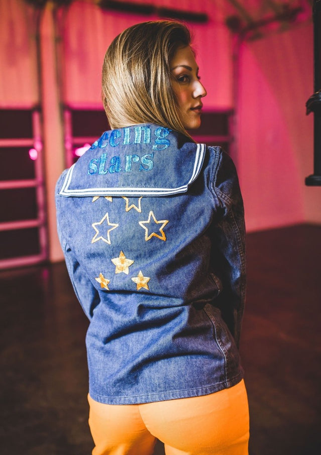 Seeing Stars Sailor Blouse "Prism Collection" - Veneka-Sustainable-Ethical-Tops-Montie and Joie Drop Ship