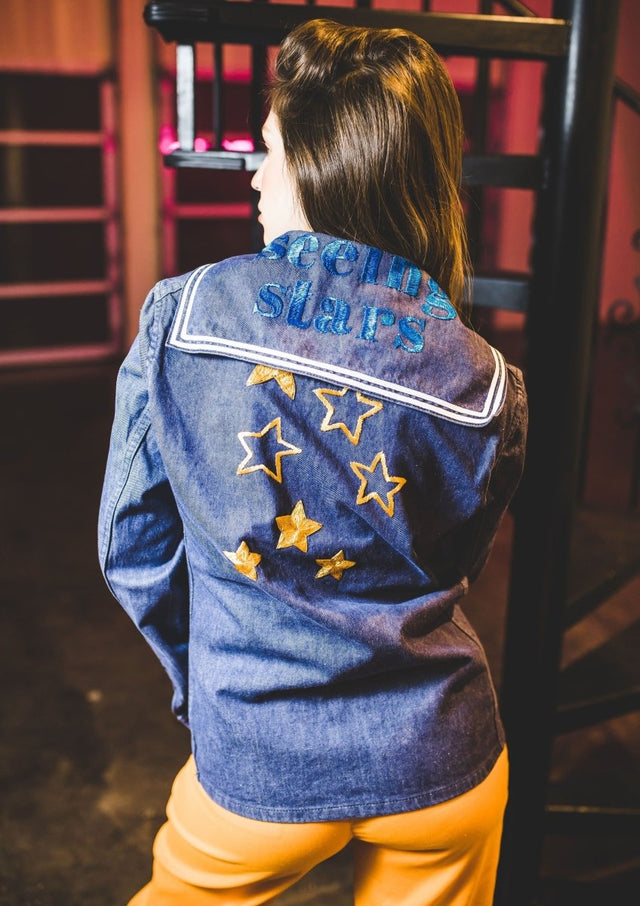 Seeing Stars Sailor Blouse "Prism Collection" - Veneka-Sustainable-Ethical-Tops-Montie and Joie Drop Ship