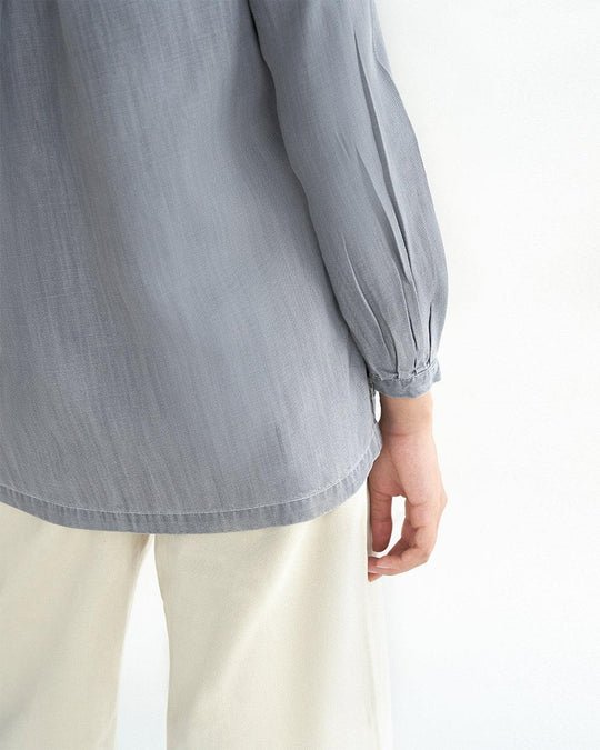 Shades Of Everyday Top in Stone Grey - Veneka-Sustainable-Ethical-Jackets-Reistor Drop Ship