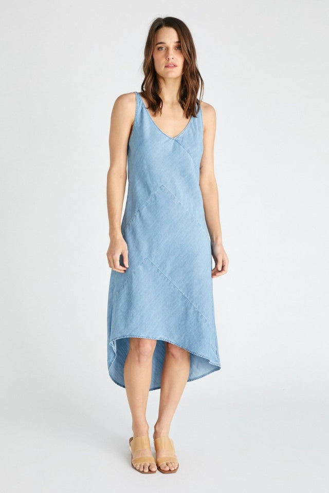 Shanti Slip Dress in Daybreak - Veneka-Sustainable-Ethical-Dresses-Etica Denim Drop Ship