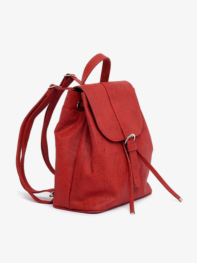Signature Backpack in Natural Cork - Veneka-Sustainable-Ethical-Bag-Tiradia Cork Drop Ship