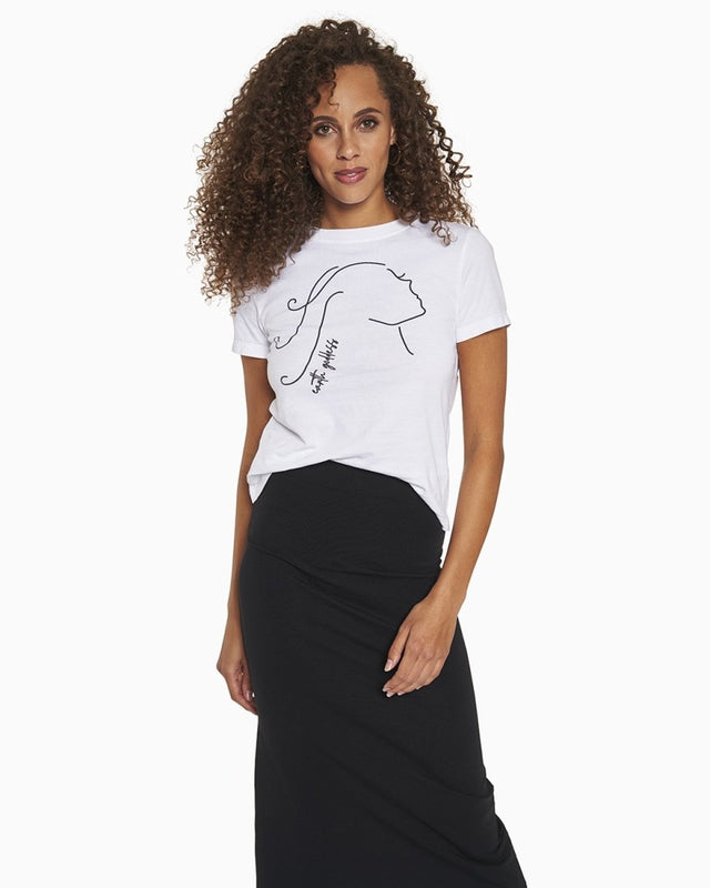 Simone Midi Skirt in Black - Veneka-Sustainable-Ethical-Bottoms-YesAnd Drop Ship