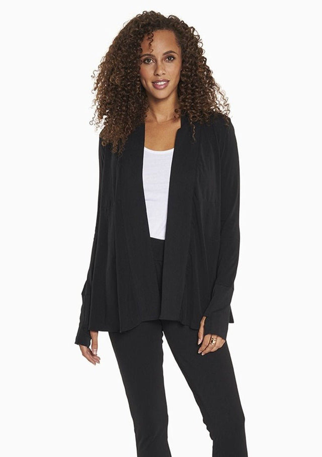 Stella Cardigan in White - Veneka-Sustainable-Ethical-Jackets-YesAnd Drop Ship