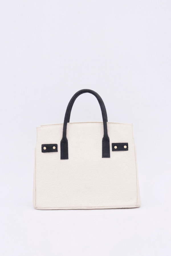 Sydney Handbag in Latte - Veneka-Sustainable-Ethical-Bag-1 People Drop Ship