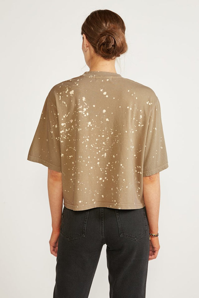 Sylvie Relaxed Tee - Oak Stardust - Veneka-Sustainable-Ethical-Tops-Etica Denim Drop Ship