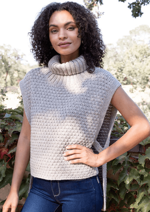 Textured Vest in Light Gray - Veneka-Sustainable-Ethical-Jackets-Indigenous Drop Ship