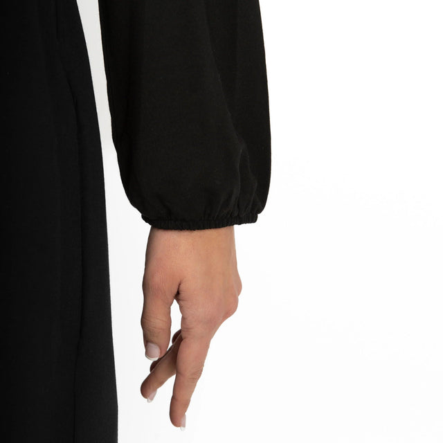 The Comfy Shirt Dress in Black - Final Sale - Veneka-Sustainable-Ethical-Dresses-Encircled Drop Ship