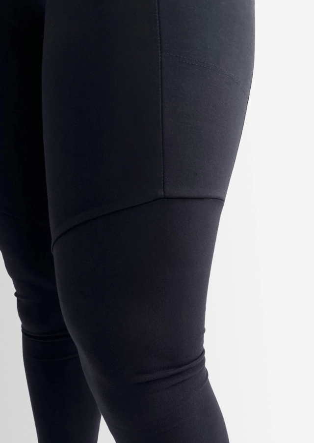 The Dressy Leggings in Graphite - Veneka-Sustainable-Ethical-Bottoms-Encircled Drop Ship