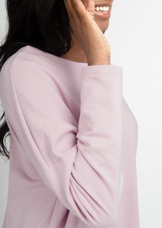 The Dressy Tunic in Light Lilac - Veneka-Sustainable-Ethical-Tops-Encircled Drop Ship