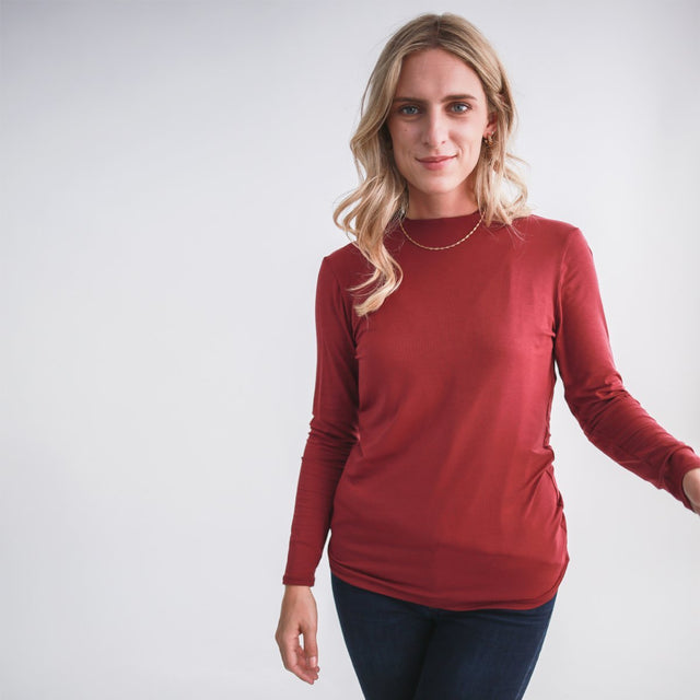 The Everyday Twist Top in Black Modal - Veneka-Sustainable-Ethical-Tops-Encircled Drop Ship