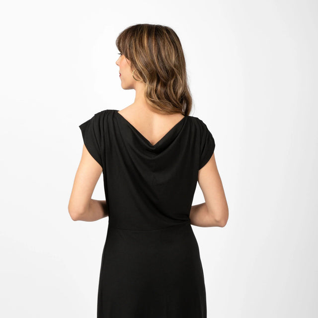 The Evolve Slip Dress in Black - Final Sale - Veneka-Sustainable-Ethical-Dresses-Encircled Drop Ship