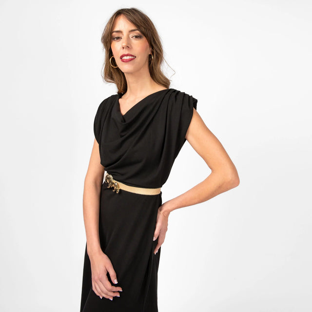 The Evolve Slip Dress in Black - Final Sale - Veneka-Sustainable-Ethical-Dresses-Encircled Drop Ship