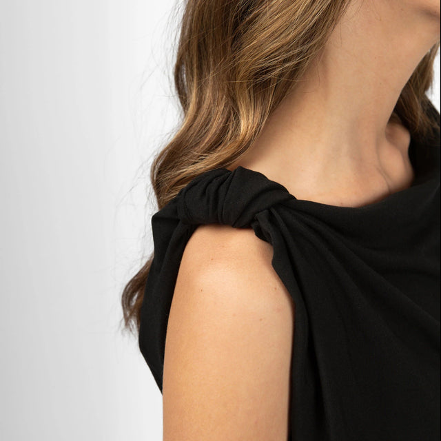 The Evolve Slip Dress in Black - Final Sale - Veneka-Sustainable-Ethical-Dresses-Encircled Drop Ship