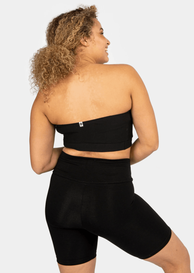 The Fair Bike Shorts in Black - Final Sale - Veneka-Sustainable-Ethical-Bottoms-Encircled Drop Ship