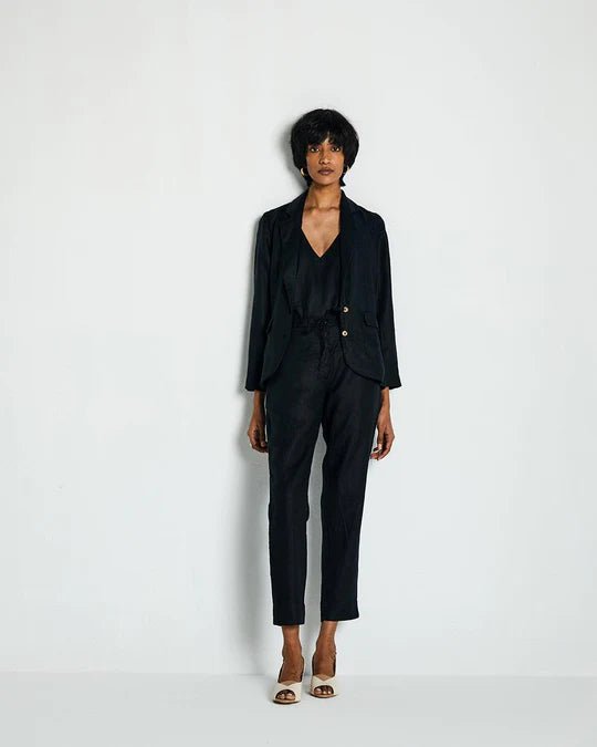 The She's Everything Blazer in Black - Veneka-Sustainable-Ethical-Jackets-Reistor Drop Ship