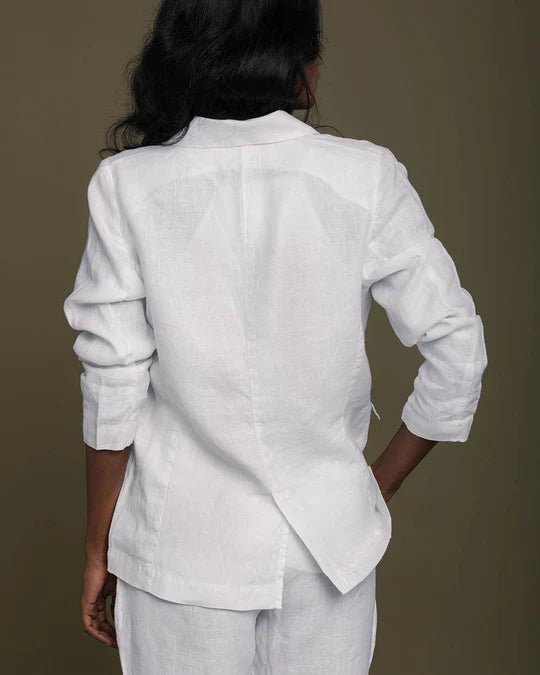 The She's Everything Blazer in Coconut White - Veneka-Sustainable-Ethical-Jackets-Reistor Drop Ship