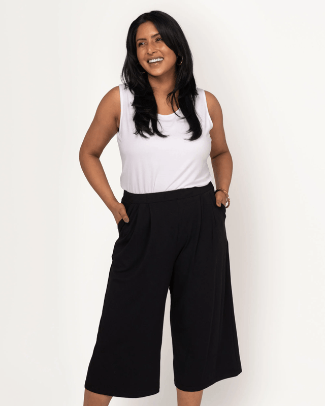The Sleeveless Unbodysuit in White - Final Sale - Veneka-Sustainable-Ethical-Tops-Encircled Drop Ship