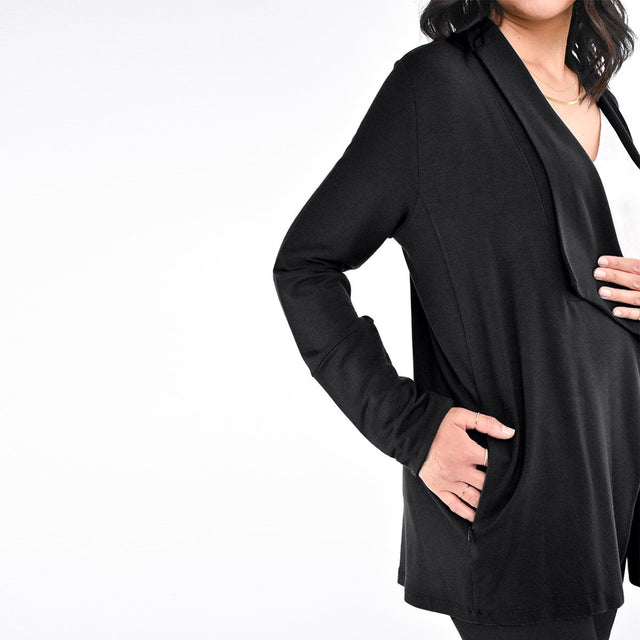 The Unblazer in Light Heathered Grey - Veneka-Sustainable-Ethical-Jackets-Encircled Drop Ship