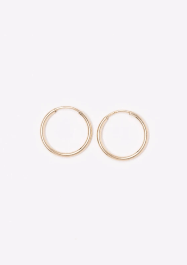 Tiny Endless Hoops Earrings - Veneka-Sustainable-Ethical-Jewelry-Elisha C 30 Drop Ship