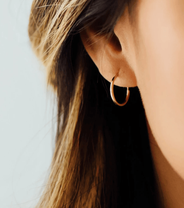 Tiny Endless Hoops Earrings - Veneka-Sustainable-Ethical-Jewelry-Elisha C 30 Drop Ship