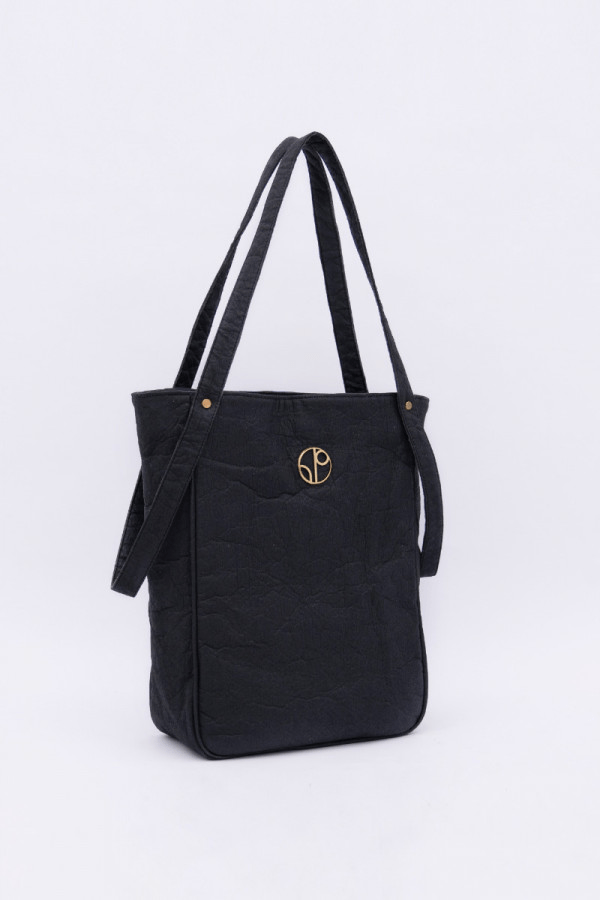 Tokyo NRT Piñatex® Tote Bag in Truffle - Veneka-Sustainable-Ethical-Bag-1 People Drop Ship