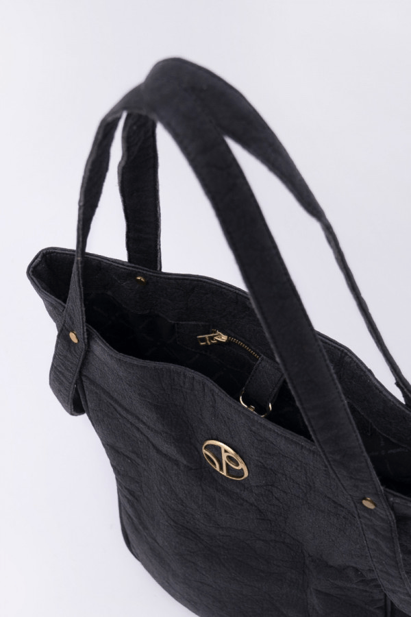Tokyo NRT Piñatex® Tote Bag in Truffle - Veneka-Sustainable-Ethical-Bag-1 People Drop Ship