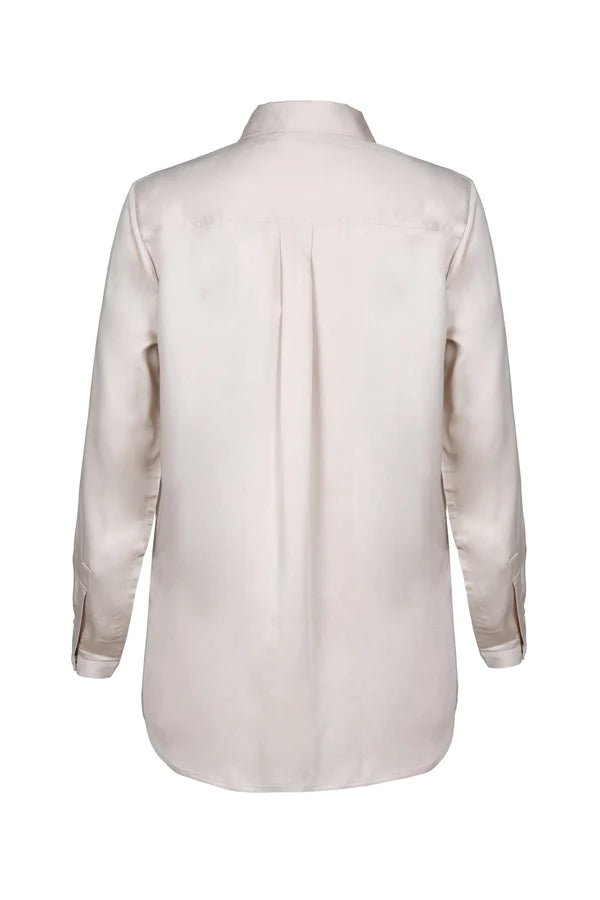 Twiggy Boyfriend Shirt in Champagne - Veneka-Sustainable-Ethical-Tops-Neu Nomads Drop Ship